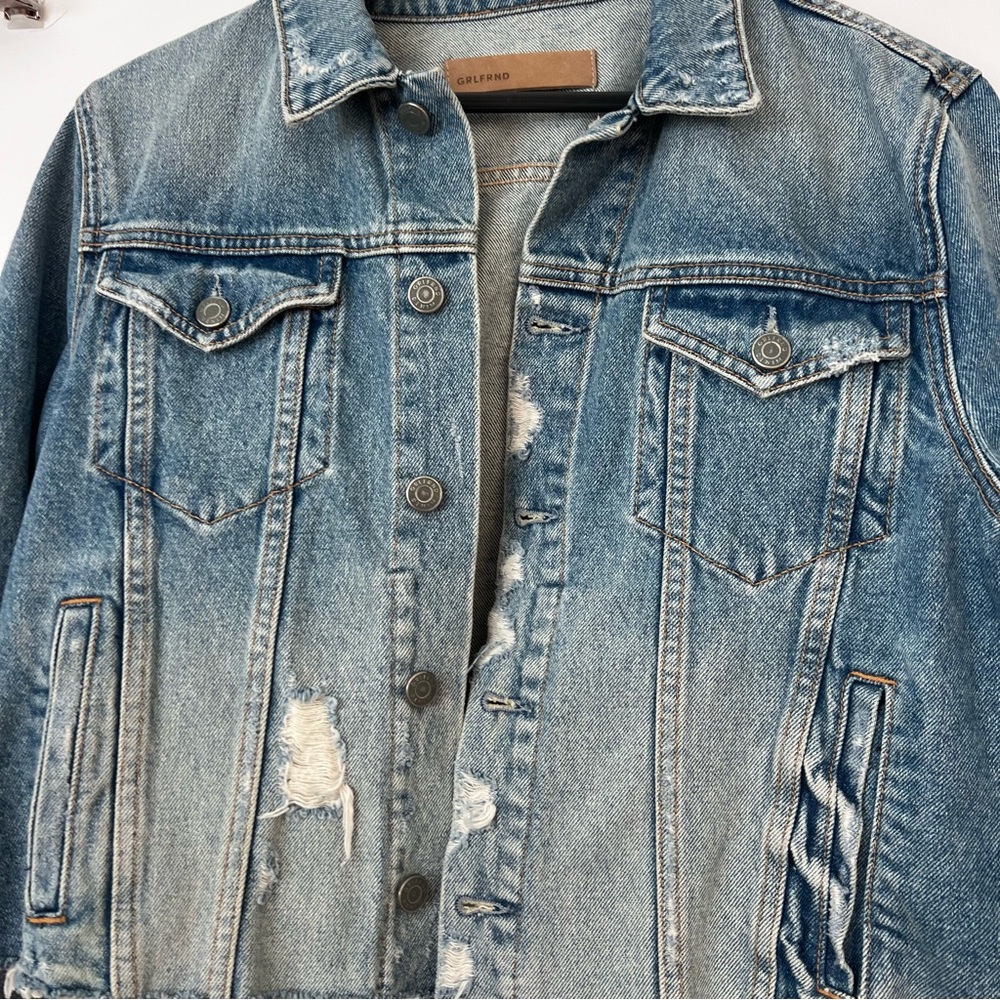SMU GRLFRND Denim Jean Jacket - Picture 5 of 9